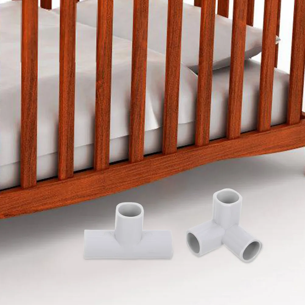 12 Stück Baby-Laufstall-Verbinder PE-Rohrverbinder für Kindersicherheitszaun Ersatzteile Laufstall-Zubehör für den Heimgebrauch