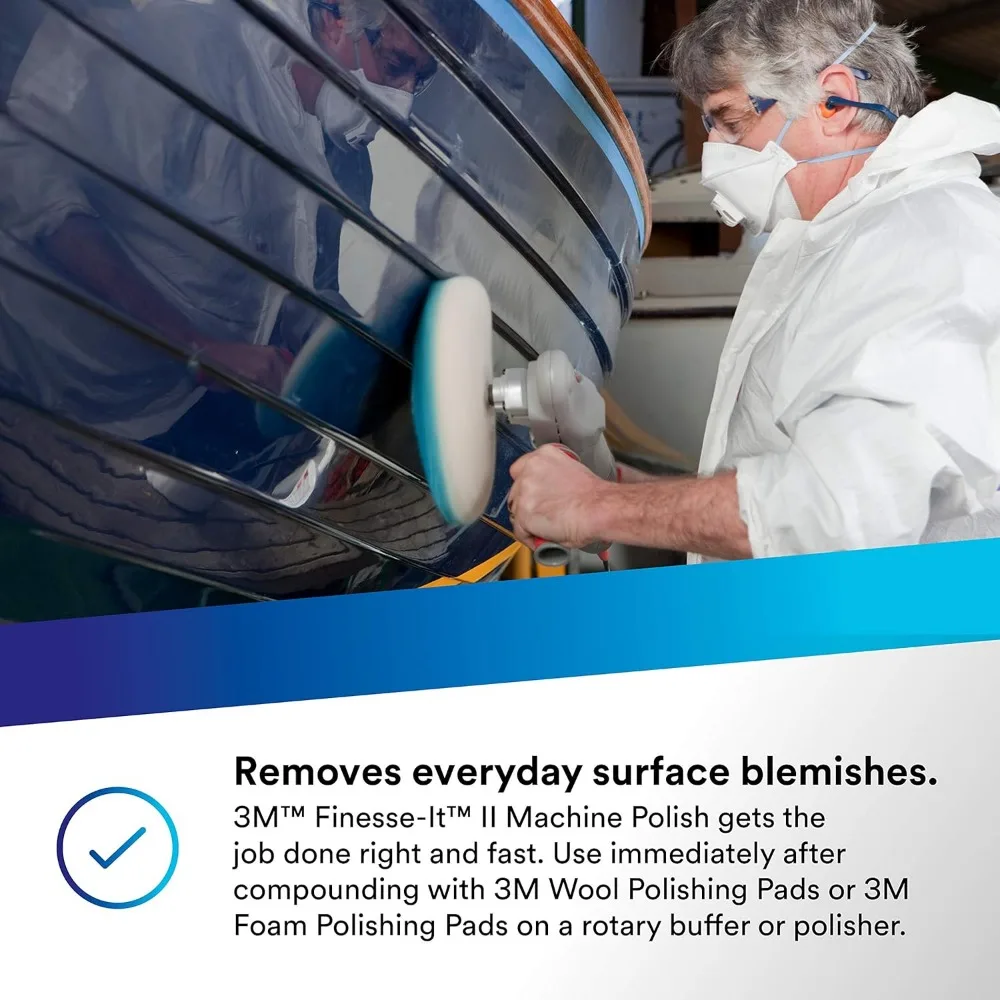 3M 피네스 II 폴리싱 머신, 05928, 1쿼트(32액량 온스/946밀리리터)