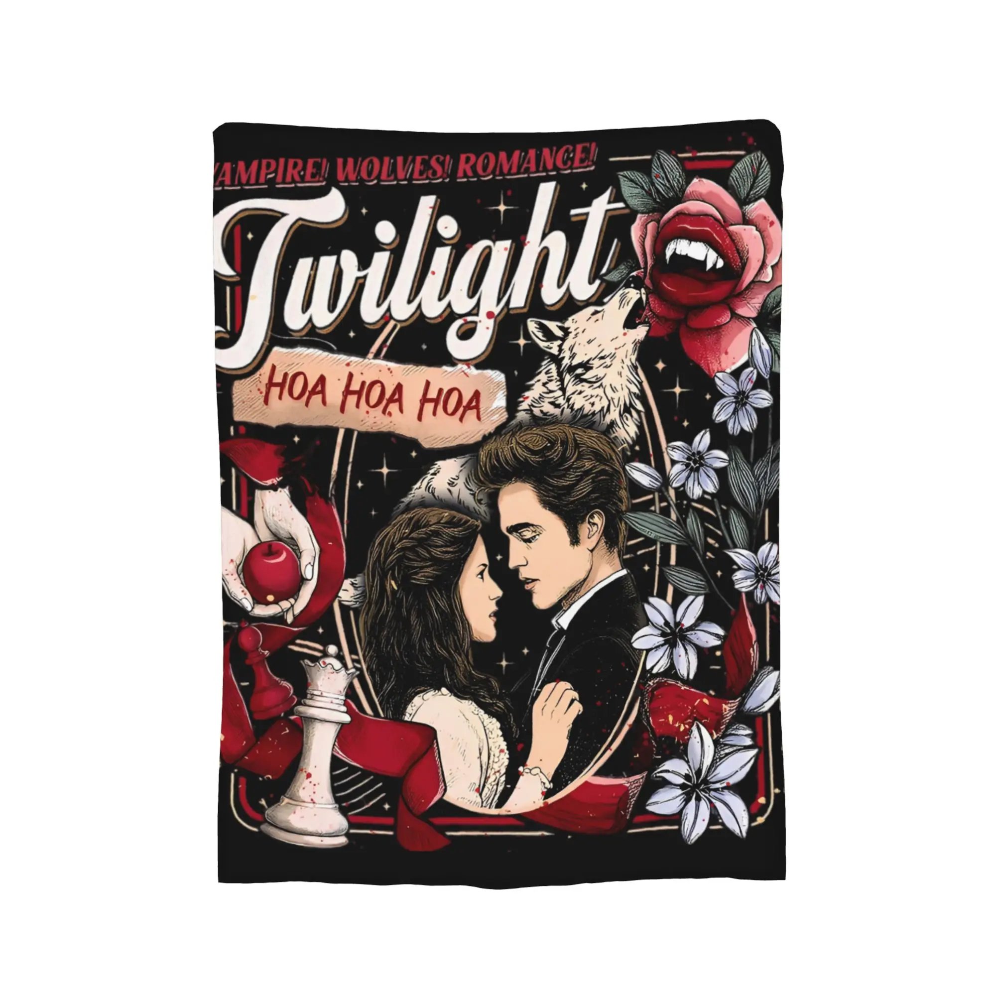 Twilight HOA HOA HOA Blanket Romance Films Flannel Awesome Warm Throw Blankets for Coverlet Spring Autumn