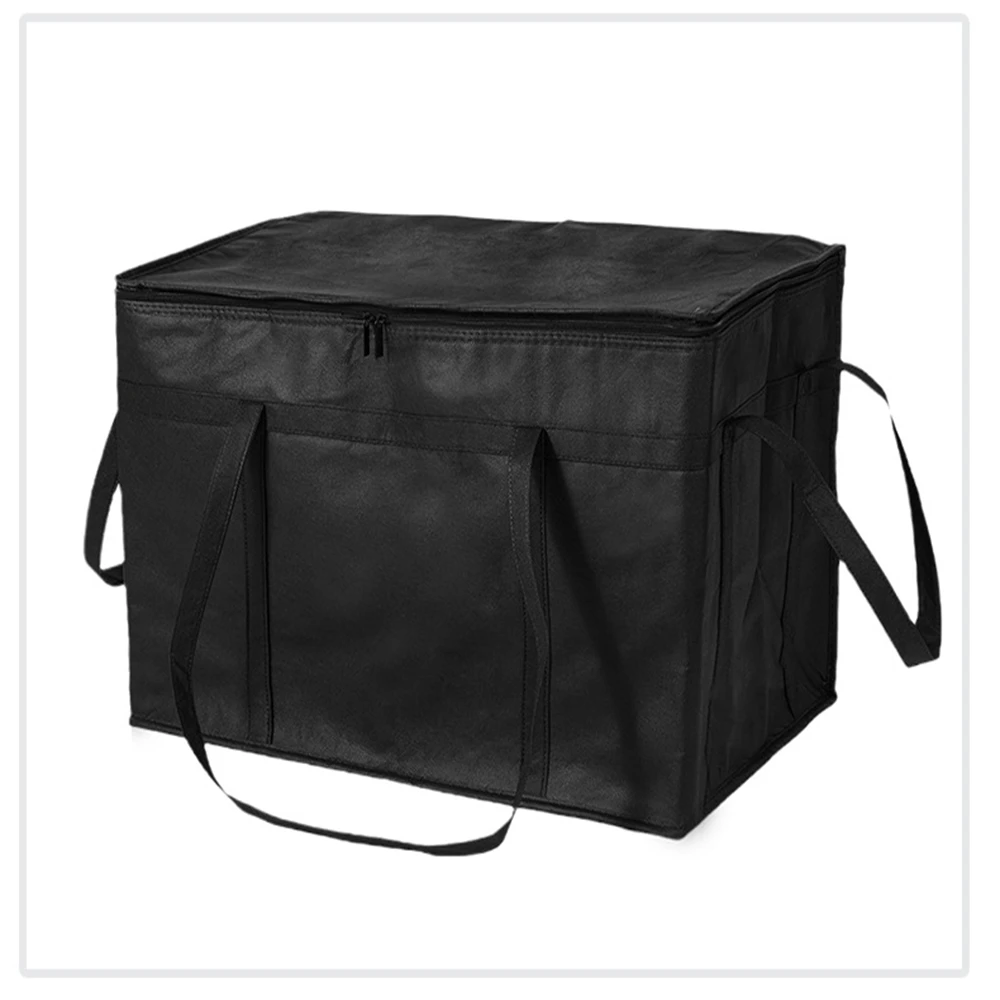 Large Capacity Picnic Bag Portable Insulated Food Pizza Delivery Bags For Food Warming Cooler Grocery Bag For Party Camping