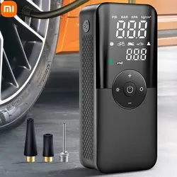 Xiaomi Rechargeable Air Pump Portable Tire Inflator Portable Compressor Digital Cordless Car Bicycle Balls Tyre Inflator Pump