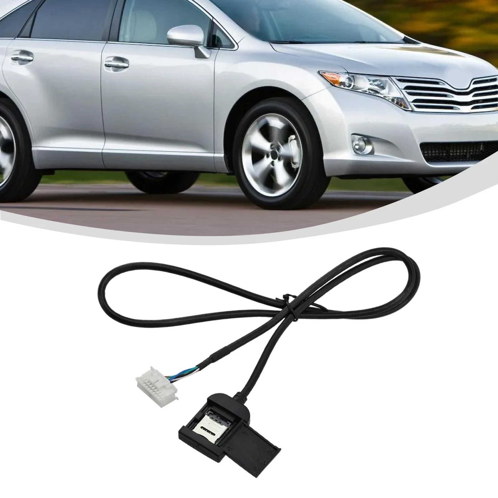 

1Pcs Car Sim Card Slot Adapter For Radio Multimedia Gps 4G 20pin Cable Connector Car Accsesories Wires Replancement Part ﻿