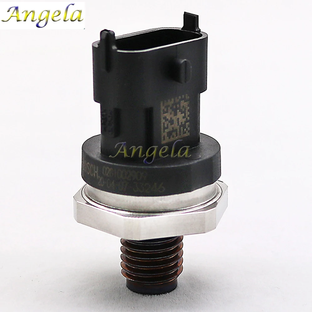 2 Pieces OEM 0281002909 Fuel Rail Pressure Sensor Fit BM-W Renaul-t Nissa-n Fia-t For Hyunda-i Ki-a