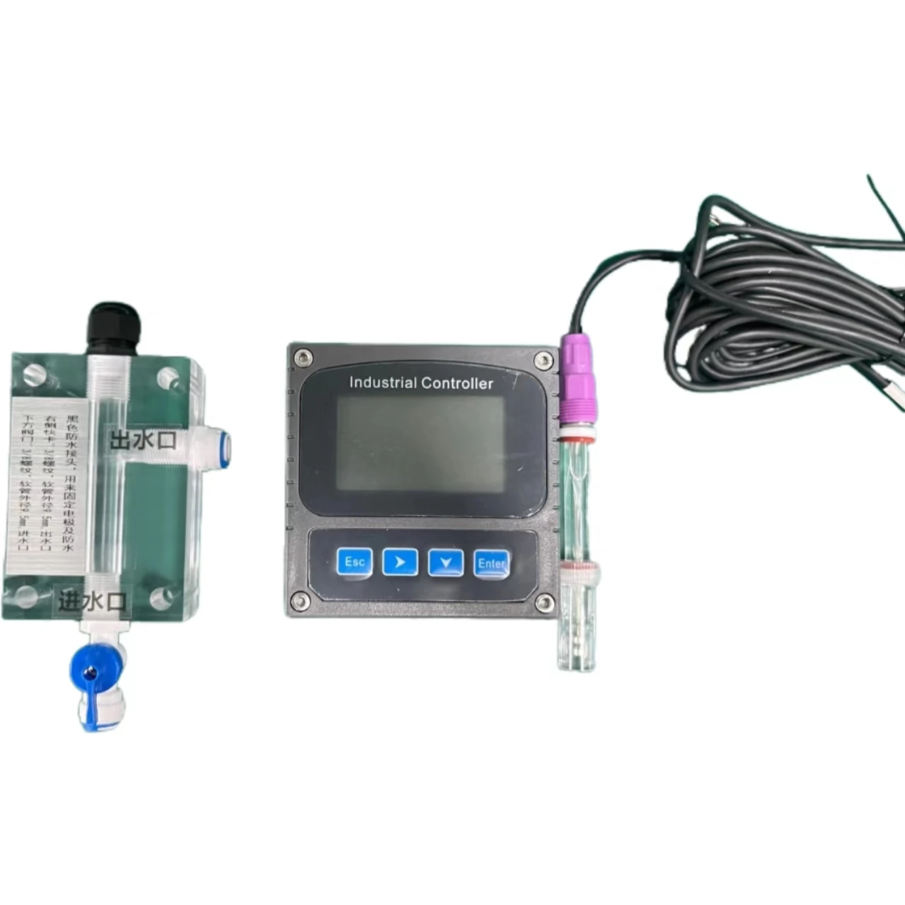 Online industrial residual chlorine meter for water quality