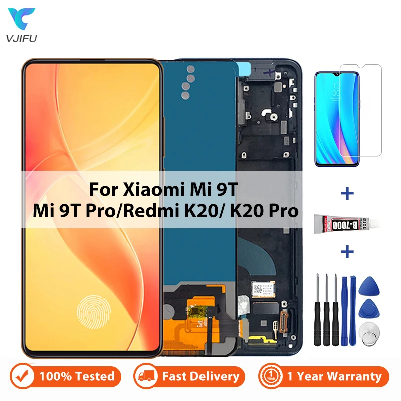 

6.39'' LCD For Xiaomi Mi 9T Pro / Mi9T Display For Redmi K20 / K20 Pro Touch Screen Digitizer Assembly Replacement with Gifts