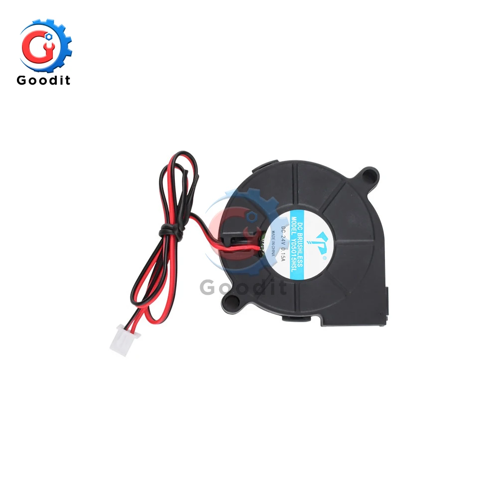 YD5015HSL DC Turbo Blower Diameter 5cm 5V 12V 24V Machine Silent Oil-Containing Micro Centrifugal Fan Mini Sleeve Bearing Fan