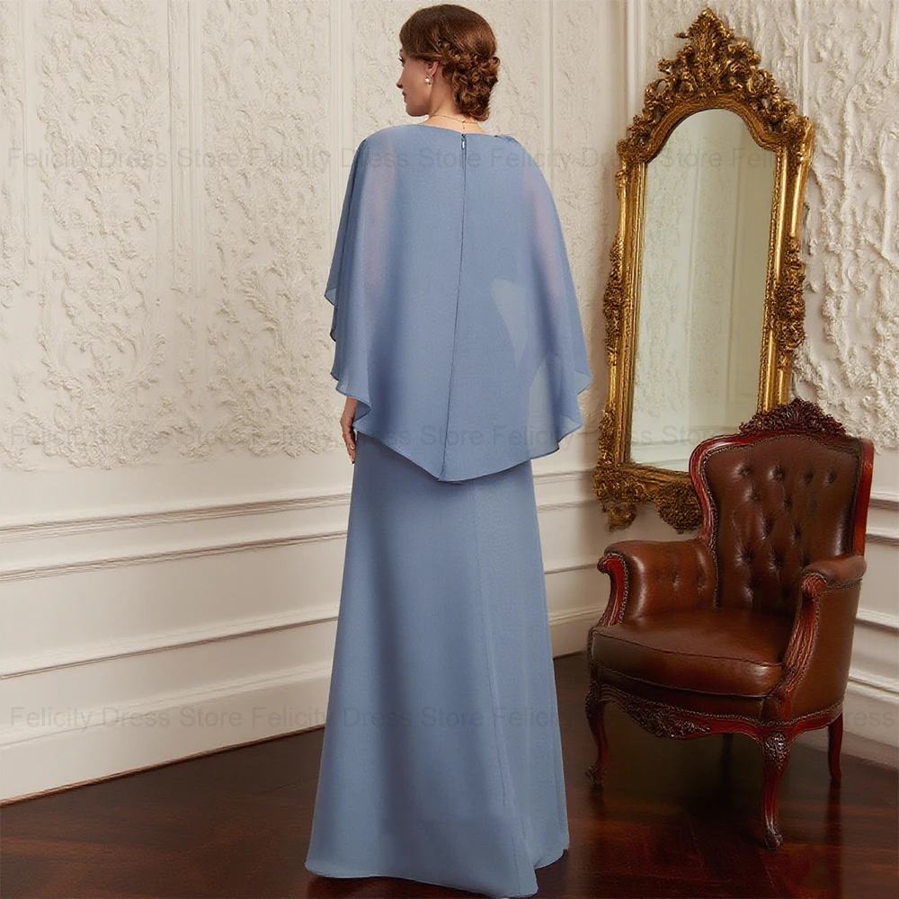 فستان أم العروس الرائع المخصص من FELICITY على شكل حرف a ثلاثي الأبعاد مزين بالزهور ترتر لحفلات الزفاف وحفلات الضيوف ثوب مسائي