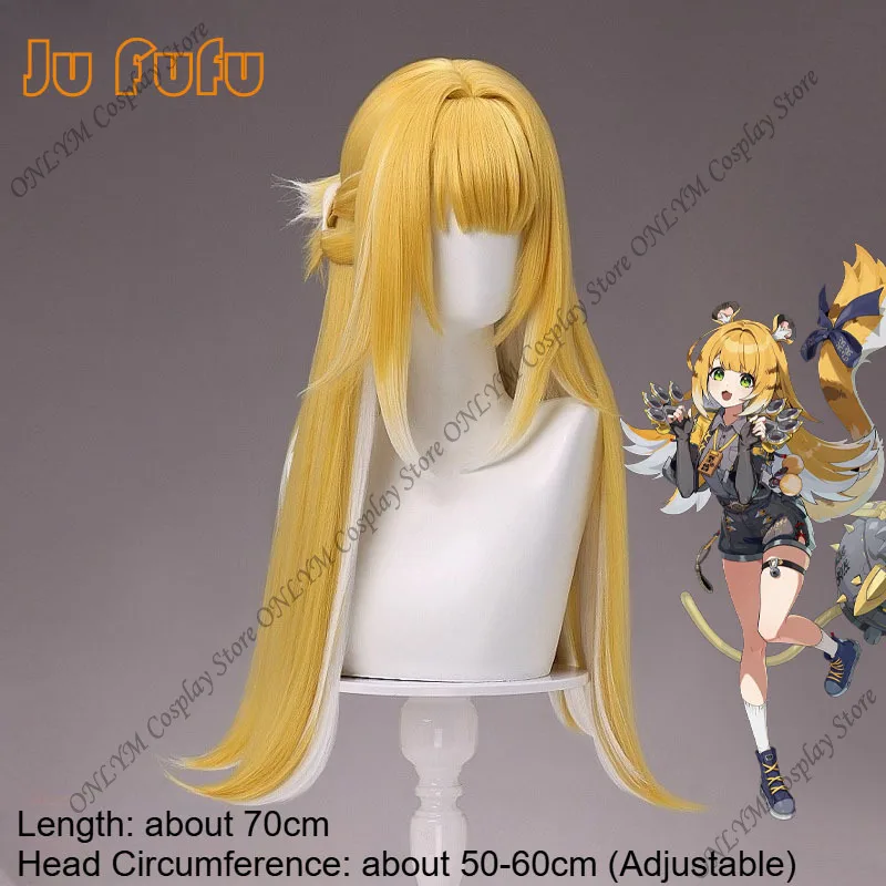 

Ju Fufu ZZZ Косплей Парик Zenless Zone Zero Ju Fufu Косплей Парик ZZZ Ju Fufu Парик Хэллоуин Ролевые Игры Реквизит для Женщин