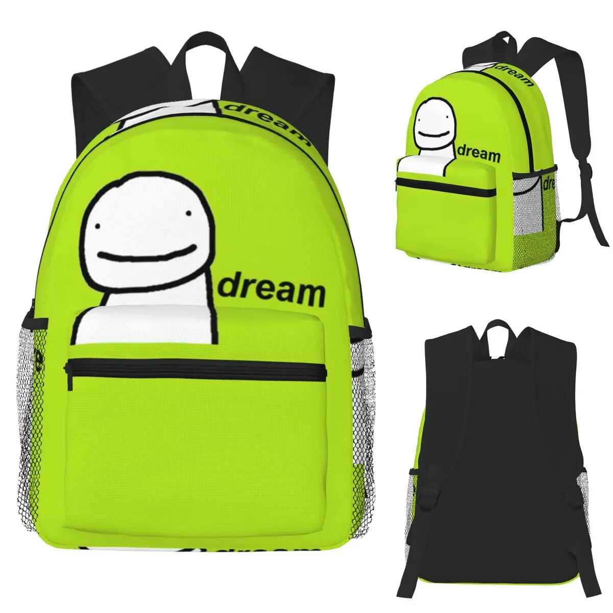 

Dream SMP Tommyinnit студенческий рюкзак школьная сумка походный дорожный рюкзак для мальчиков и девочек модная сумка для книг сумки на плечо