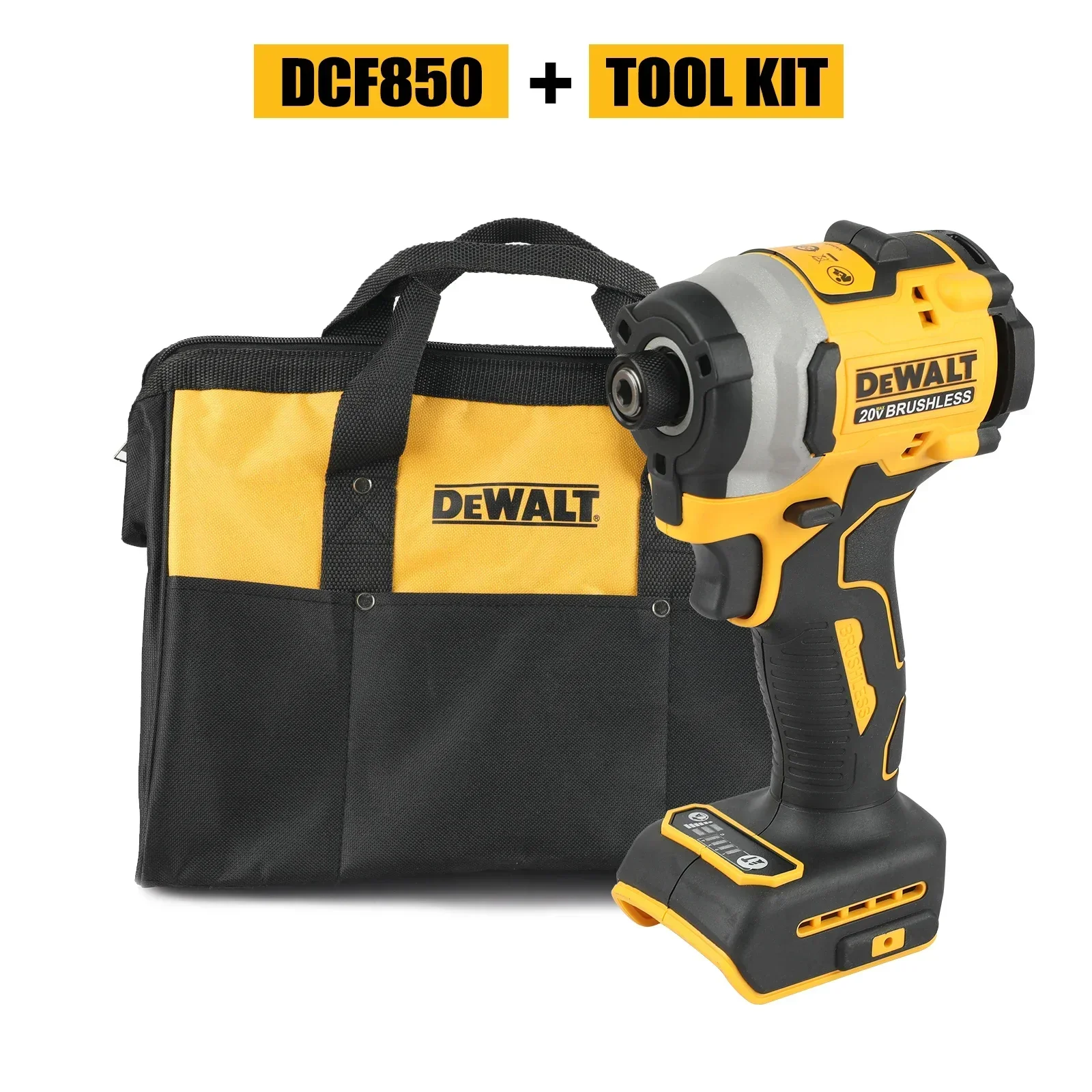 

DEWALT DCF850 20V Cordless Electric Screwdriver Brushless Motor Rechargable Drill Driver Electric Impact Wrench Large Torque