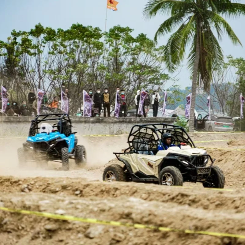 Utv cinese a due posti a fila singola in vendita Ammortizzatore idraulico a molla 4x4 Utv fuoristrada per uso domestico e aziendale