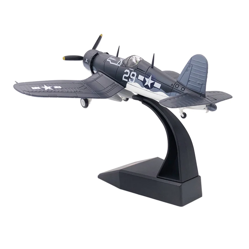 1/72 Scale WW2 US F4U-1 F4U Corsair Fighter Aircraft Metal Military Plane Diecast Model Toy Children Collection or Gift