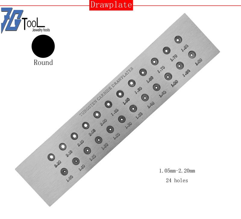 Wolfraamcarbide Draadtrekplaat Voor Sieraden Maken Ronde Rechthoek Zeshoek Ovale Vierkante Vorm, Sieraden Gereedschap