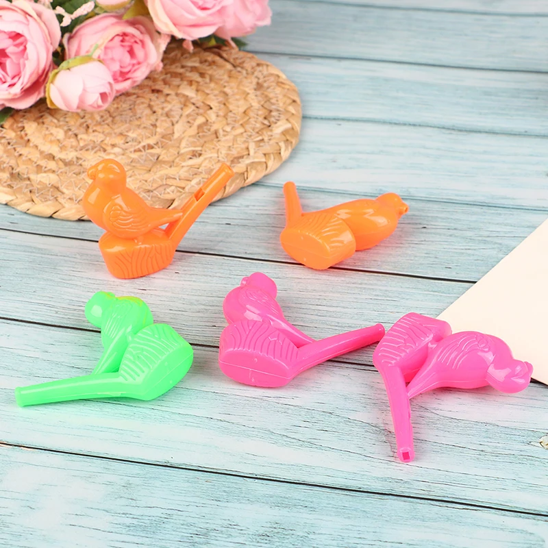 5Pcs/set Kawaii Random Water Bird Whistles Toys For Kid Birthday Party Favors Goody Bags Giveaways Pinata Class Treasure Box