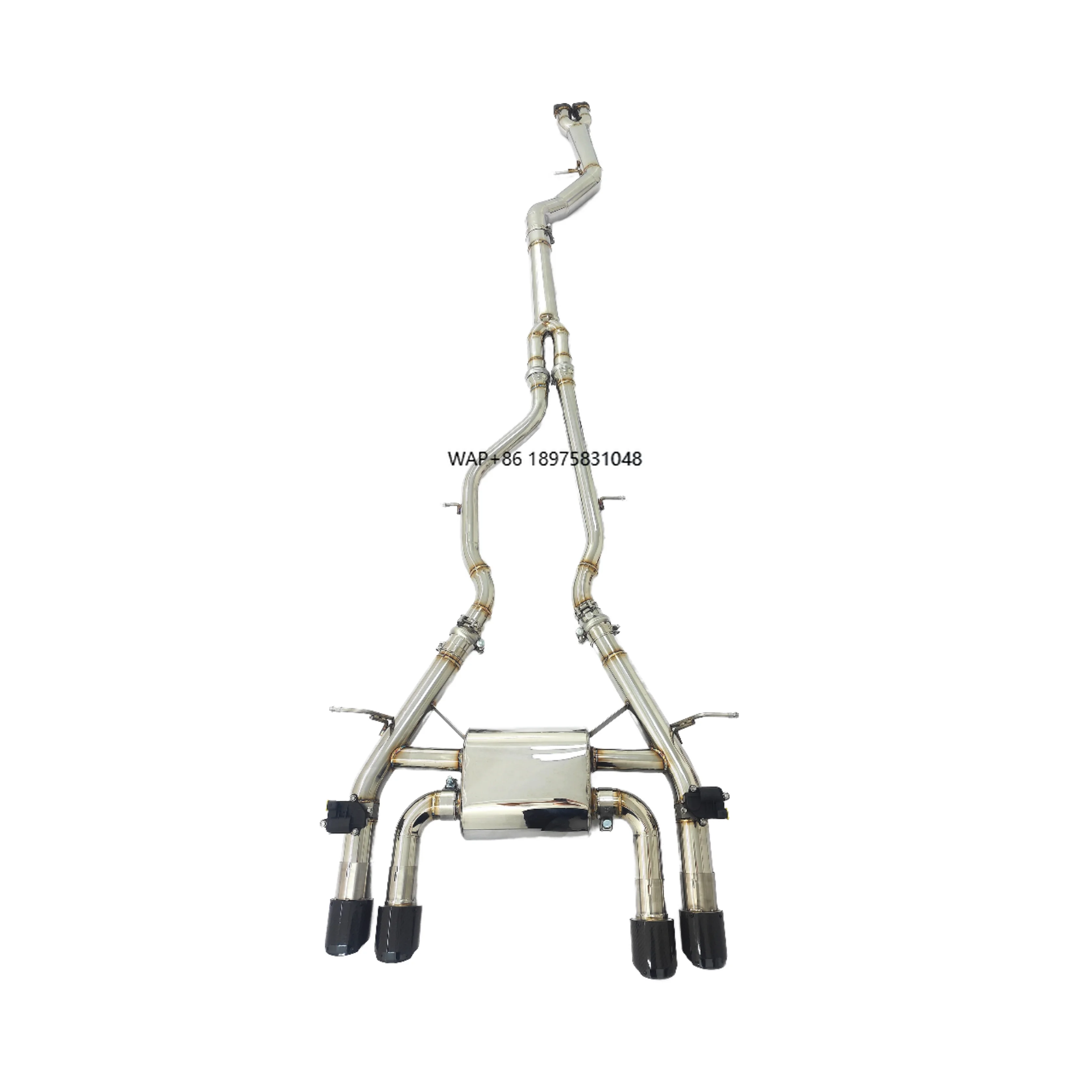 

SYPES Stainless Steel Catback Valvetronic Valved Exhaust Tip for M2 F80 M3 M4 M5 F82 F87 F90 G80 G82 G83 G87 3.0T S55 Car