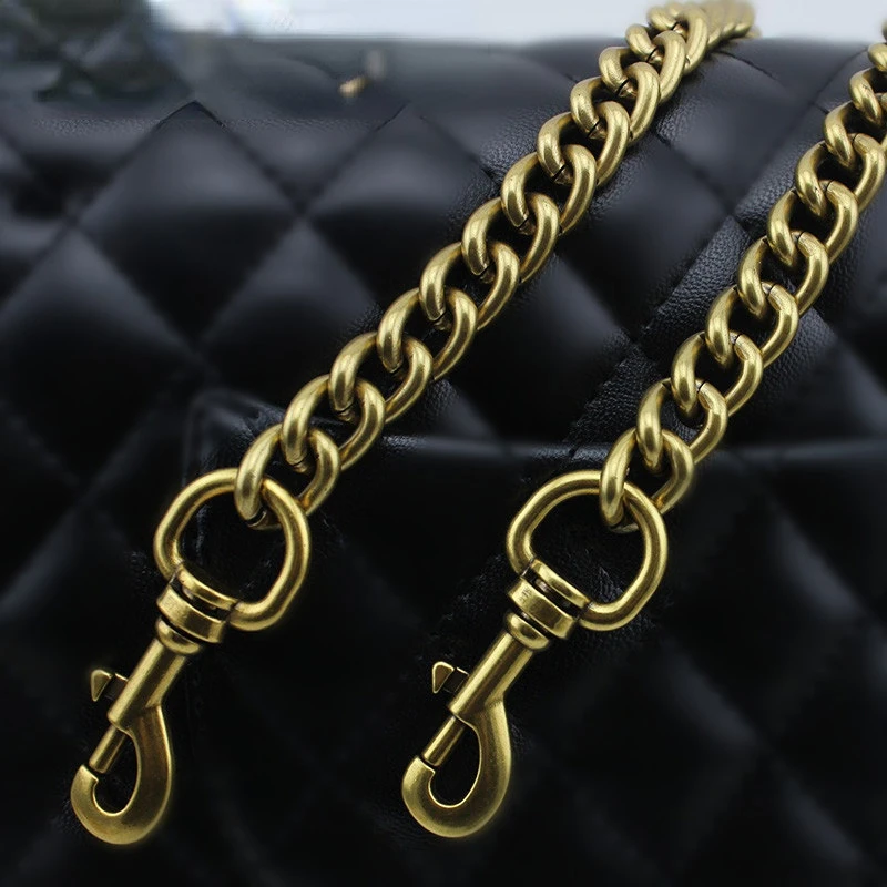 60cm 100cm 120cm 130cm width 13mm Aluminum Chains Shoulder Straps for Handbags Purses Bags Strap Replacement Handle Accessories