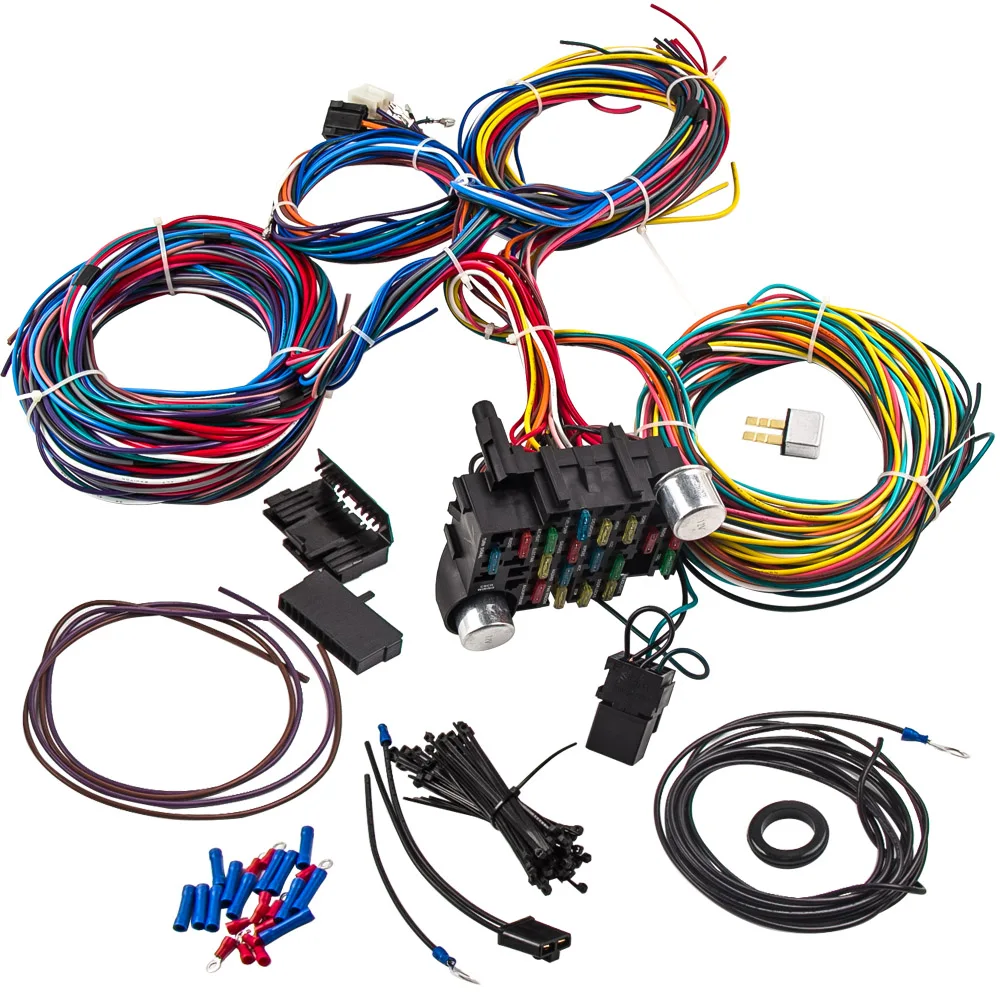 

21 Circuit Wiring Harness Wire Kit for Chevrolet Chevy Pickup Truck 1928-1933
