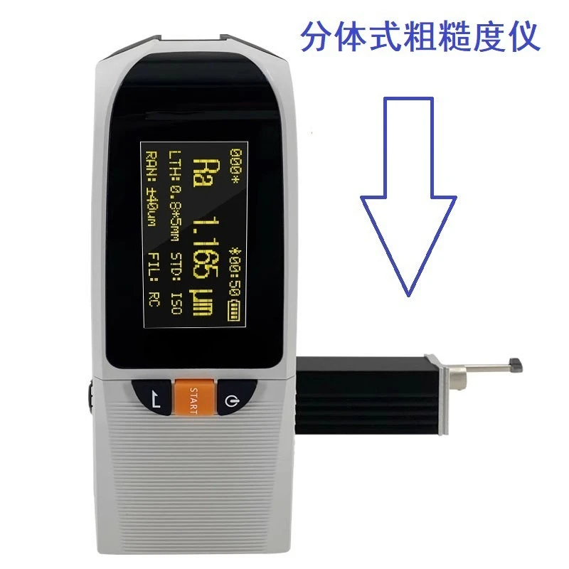 Split Roughness Meter TR-500 Surface Roughness Meter, Portable Roughness Meter Surface Finish Meter