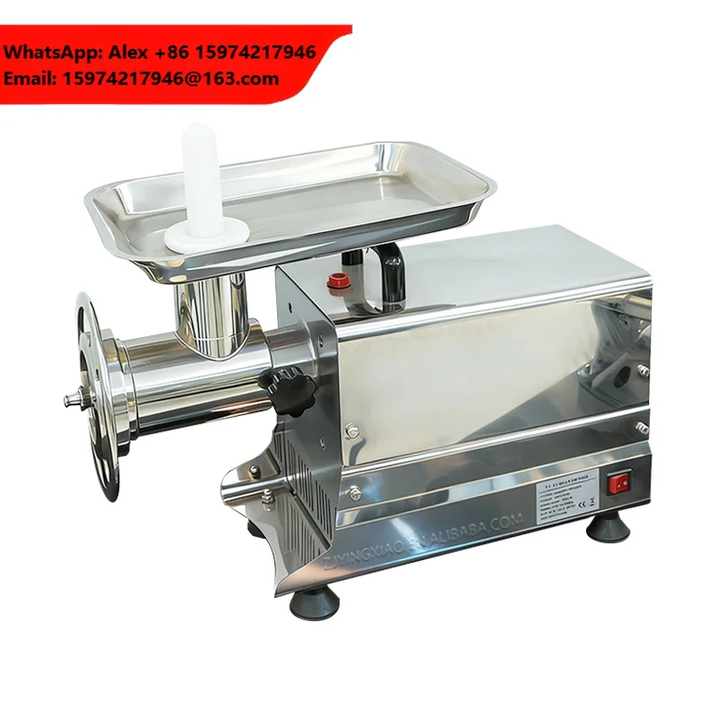 Professional Commercial Automatic Metal Stainless Steel Pork Fish Mincer Electric Meat Grinder Machine Sale