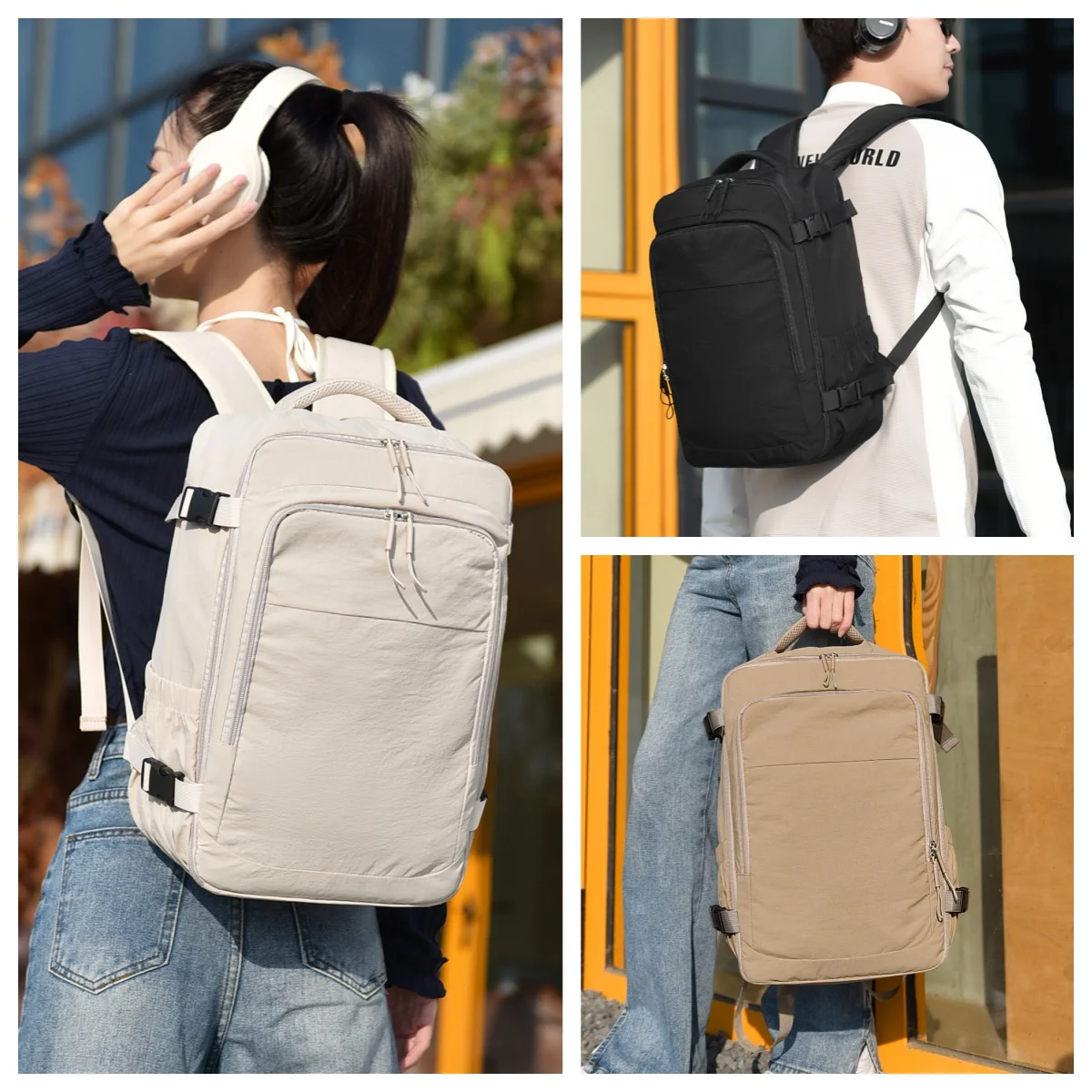 

Дорожный рюкзак для женщин и мужчин, одобренный авиакомпанией рюкзак для ручной клади, повседневный рюкзак для деловых поездок, предметы первой необходимости