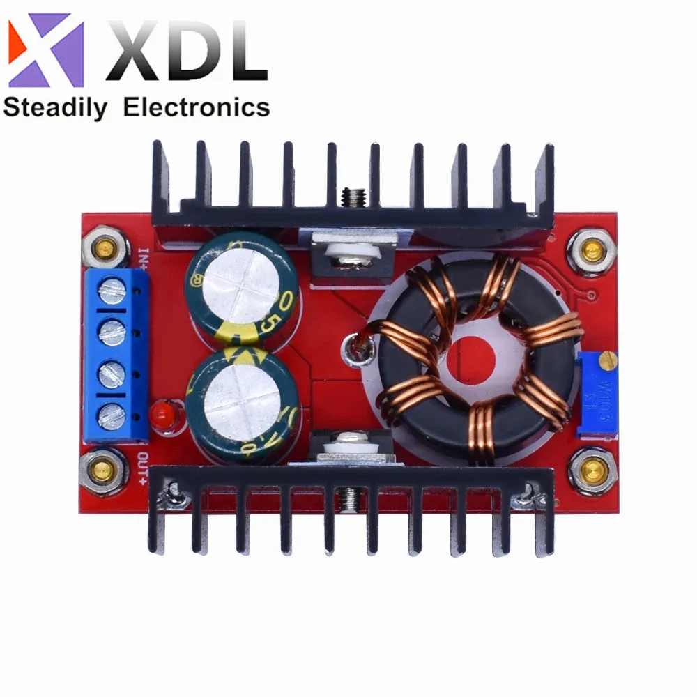 150W DC-DC Boost Converter Step Up Power Supply Module 10-32V To 12-35V 10A Laptop Voltage Charge Board