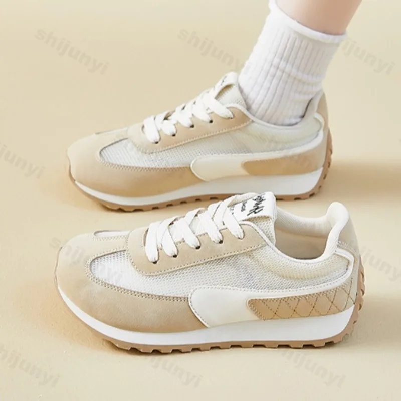 

Women's Casual Sports Shoes Breathable Mesh Comfortable Non Slip Outdoor Running Shoes Platform Tennis Fashion Summer Sneakers