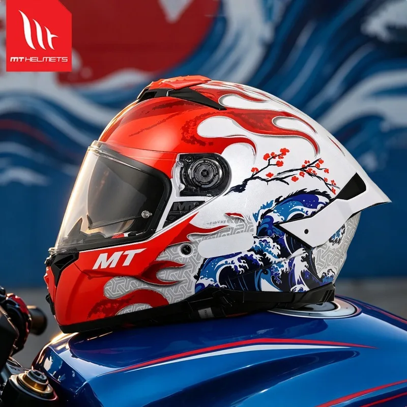 NEW MT Thunder 4SV Dual Visor - Dual Visor Motorcycle Racing Helmet review and price