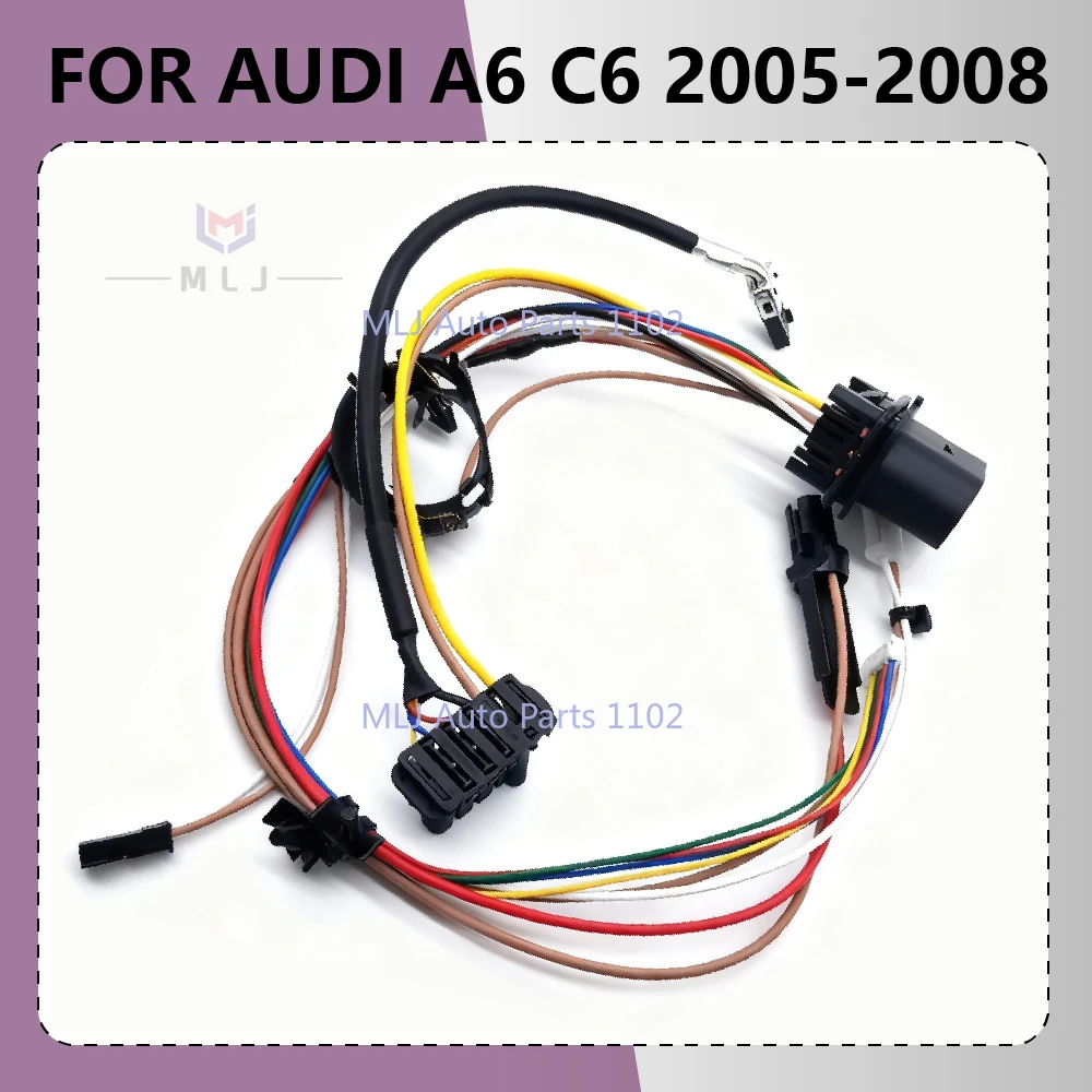 

For Audi A6 C6 2005-2008 Xenon Headlight Daytime Running Lights Internal Wiring Harness Plug Wiring Harness Assembly Non-AFS