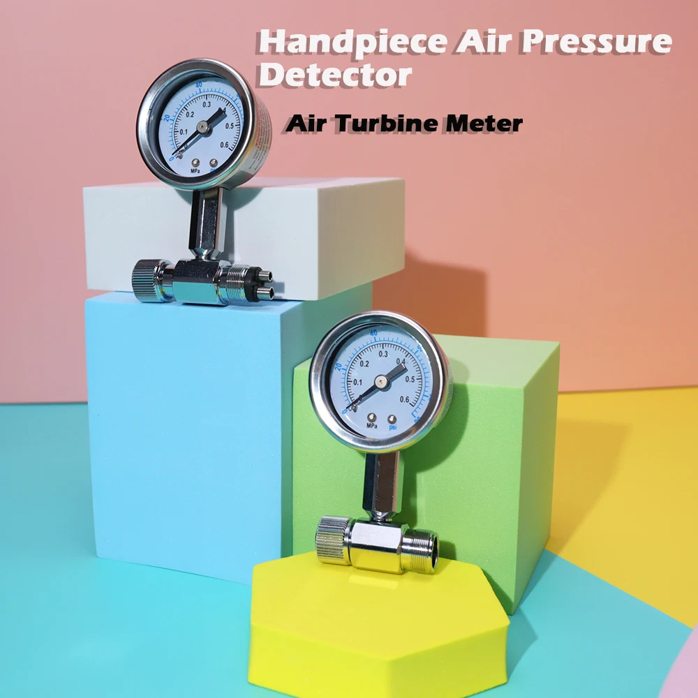 Enhance your dental practice with the SPTA Relief Valve Manometer Meter Chair Unit for precise air compressor pressure control