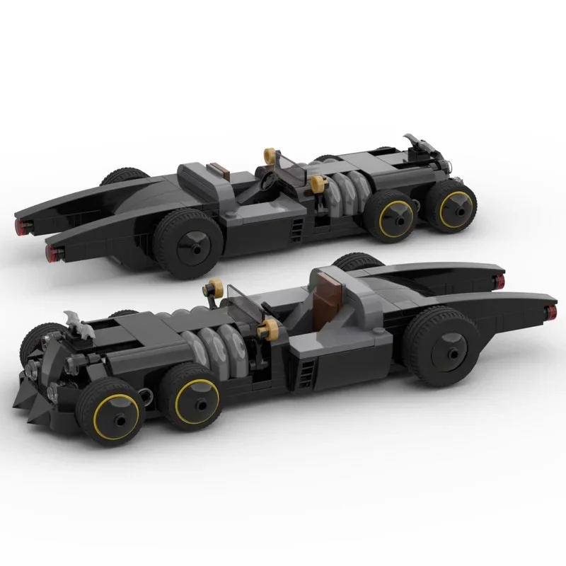 

228PCS MOC Vintage Batmobile Speed Champions Sports Cars Building Blocks City Model Supercar Brick Puzzle Toys Kid Adult Gift