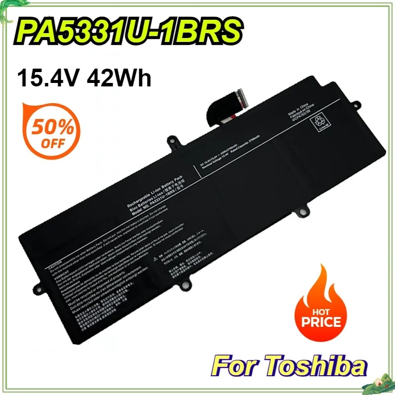 

PA5331U-1BRS 15.4V 42Wh Laptop Battery for Toshiba Dynabook Portege A30-E Tecra A40-e1420 X30l-g-11r PA5331 4ICP4/63/68