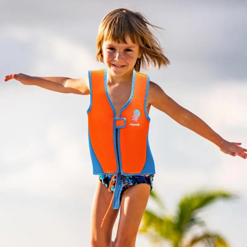 Gilet da bagno per bambini giubbotto da bagno Unisex per bambini gilet da bagno per bambini aiuto per il nuoto costumi da bagno galleggianti per bambini di 1-9 anni