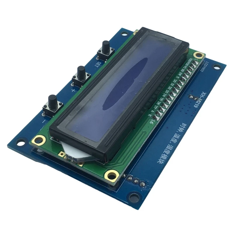 XH-M219 Clock Timing Temperature And Humidity Synchronous Display Module LED1602 LCD Integrated Display Module