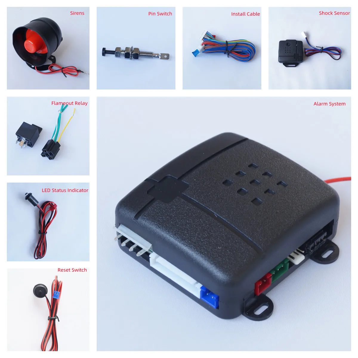Universal Car Alarm System Anti-Hijacking Central Locking System