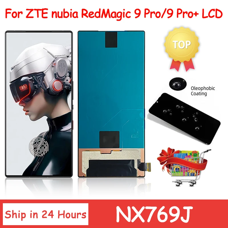 

6,8 ”Новинка для ZTE nubia Red Magic 9 Pro LCD NX769J дисплей для RedMagic 9Pro + дисплей