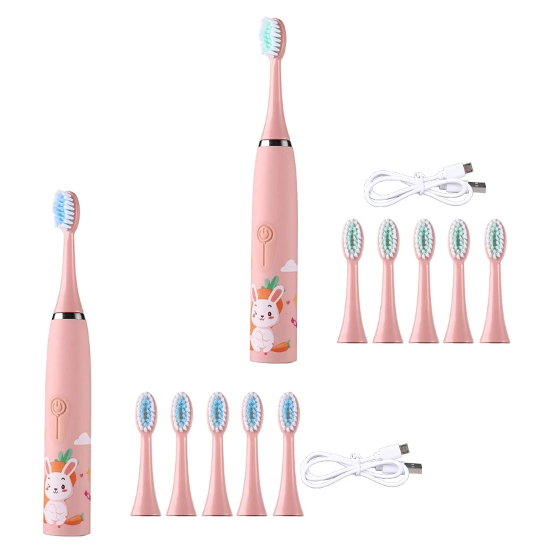 Sikat Gigi Listrik Ultrasonik Tahan Air untuk Anak Dropshipping Sikat Gigi Listrik Otomatis