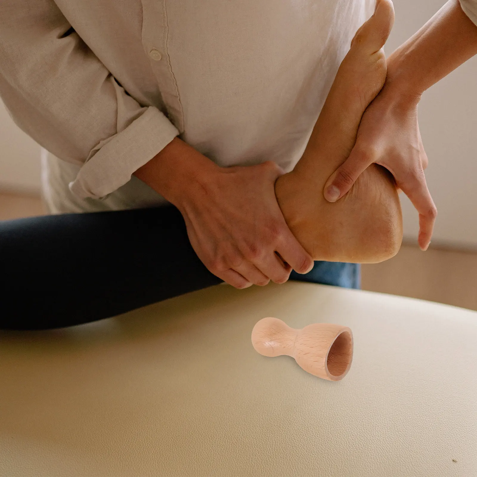 

2 шт. деревянные массажные чашки для тела, портативный массажер для дома, офиса, путешествий, для расслабления мышц шеи, спины, плеч, снятия напряжения