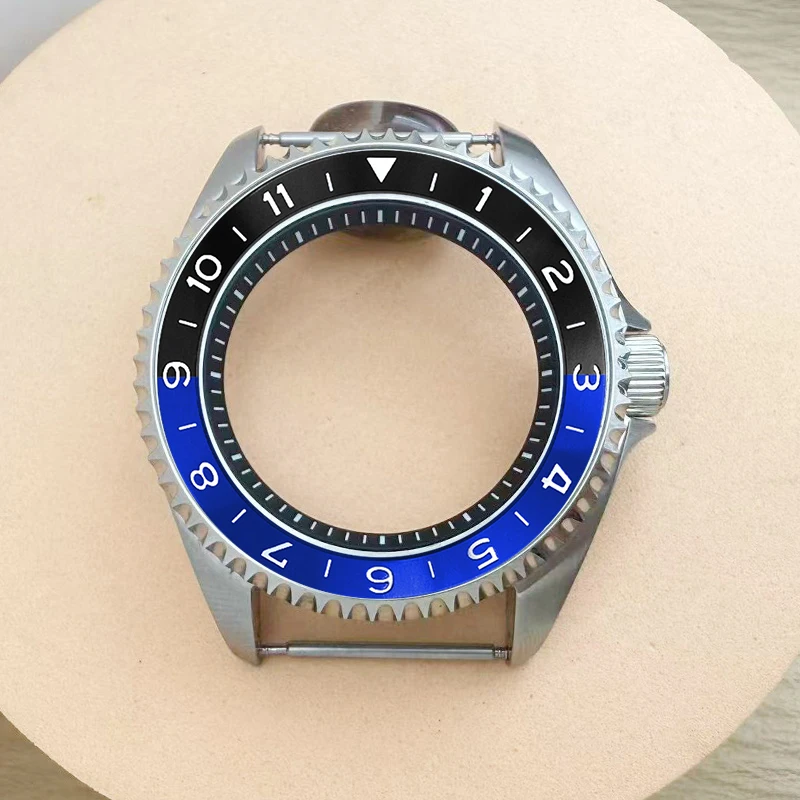 

42mm Watch Case Bilayer Dome Sapphire Glass Fits NH35 NH36 4R 7S Movement 28.5mm Dial 38mm*30.6mm Bezel Insert Watch Cases Refit