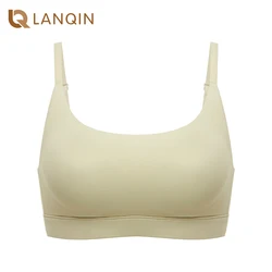 Women's No Underwire Bras Seamless Plus Size Full Coverage Wireless Lightly Padded Comfortable Bra B C D DD E  32-40 42