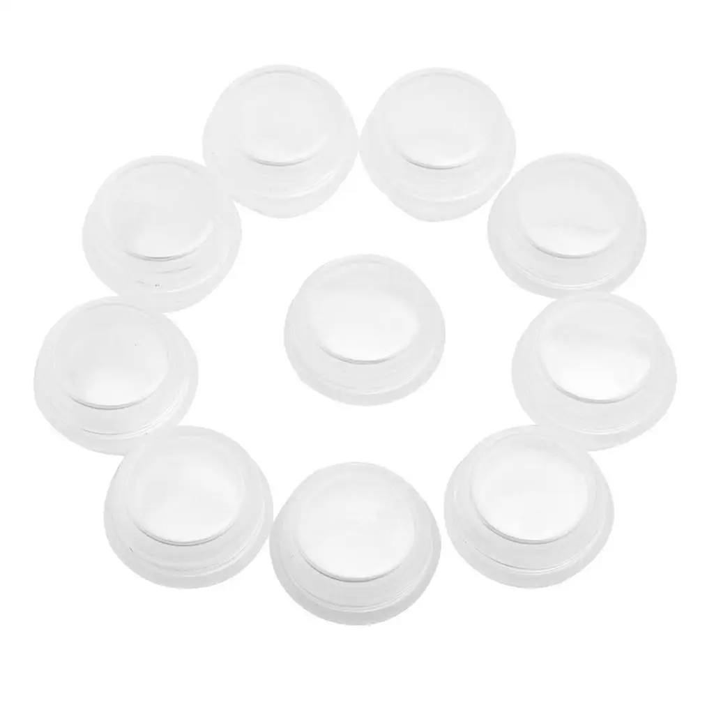 2-6pack 10PCS Cosmetic Empty Jar Pot Makeup Cream Lip Balm Container Box