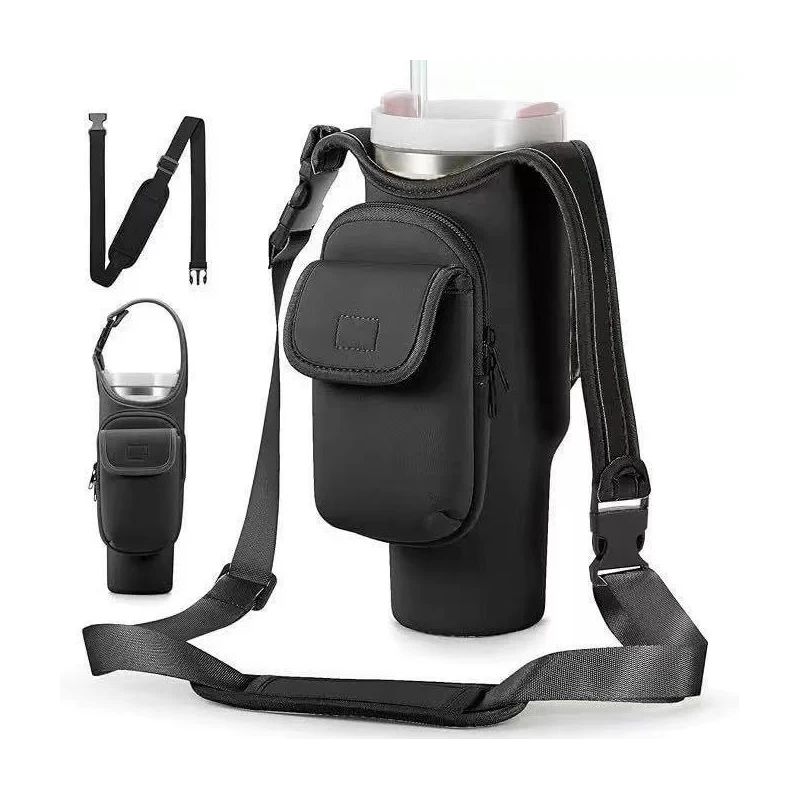 

Изолированная сумка с наклонной ручкой Ice King, чехол для бутылки с водой на открытом воздухе, регулируемый плечевой ремень, чехол-держатель для бутылки с водой