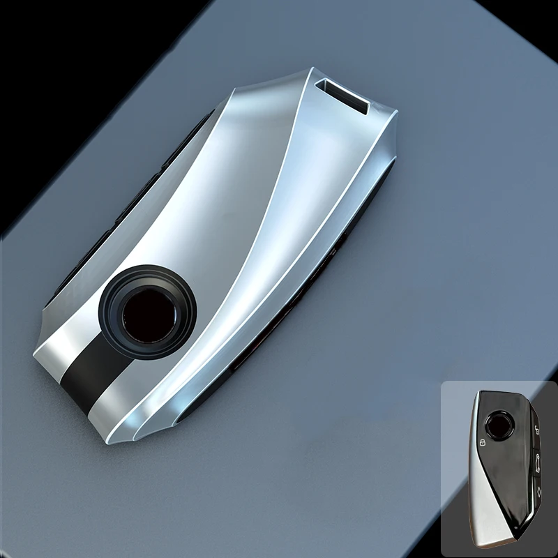 Zink-legierung Für BMW G07 X7 LCI U11 X1 G70 7 Serie G09 XM F98 X4M LCI G18 X5 G81 M3 I20 IX Auto Fernbedienung Schlüssel Fall Abdeckung Shell Fob ﻿ – Detail 6