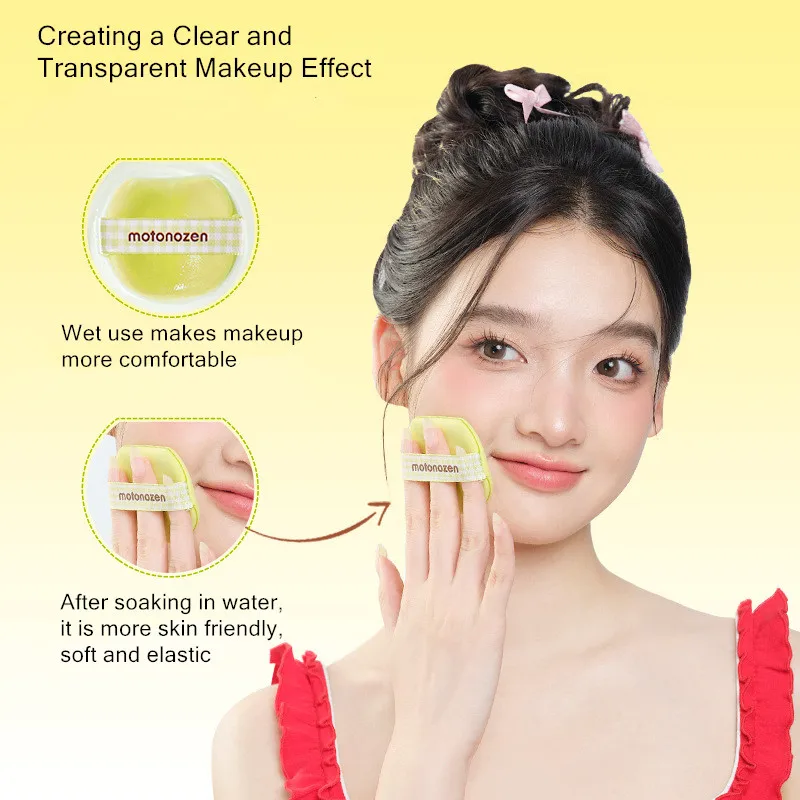 Motoneozen 4 pçs maquiagem mistura puffs pó fundação corretivo detalhes cosméticos beleza esponja aplicador ferramenta atacado