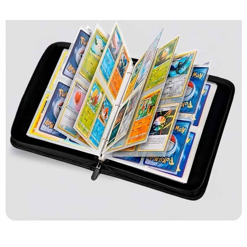 Sanrio kuromi minha melodia pochacco livro de cartão de desenho animado quatro quadrados nove grades grande capacidade livro de armazenamento de cartão de captação pu à prova d'água