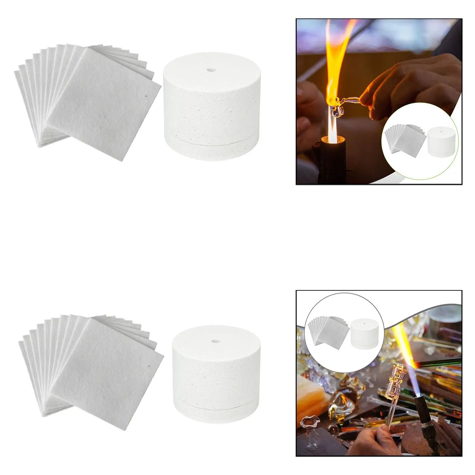 

Microwave Kiln Heat Resistant Liner Papers Compact Easy to Use Glass Fusing