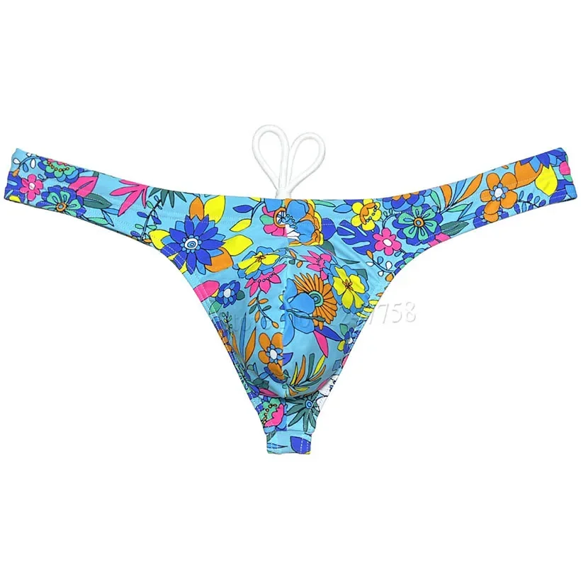 Men\'s Bikini Swimwear Micro Tangas Swim Thong Swimsuit Beachwear Surfing Trunks