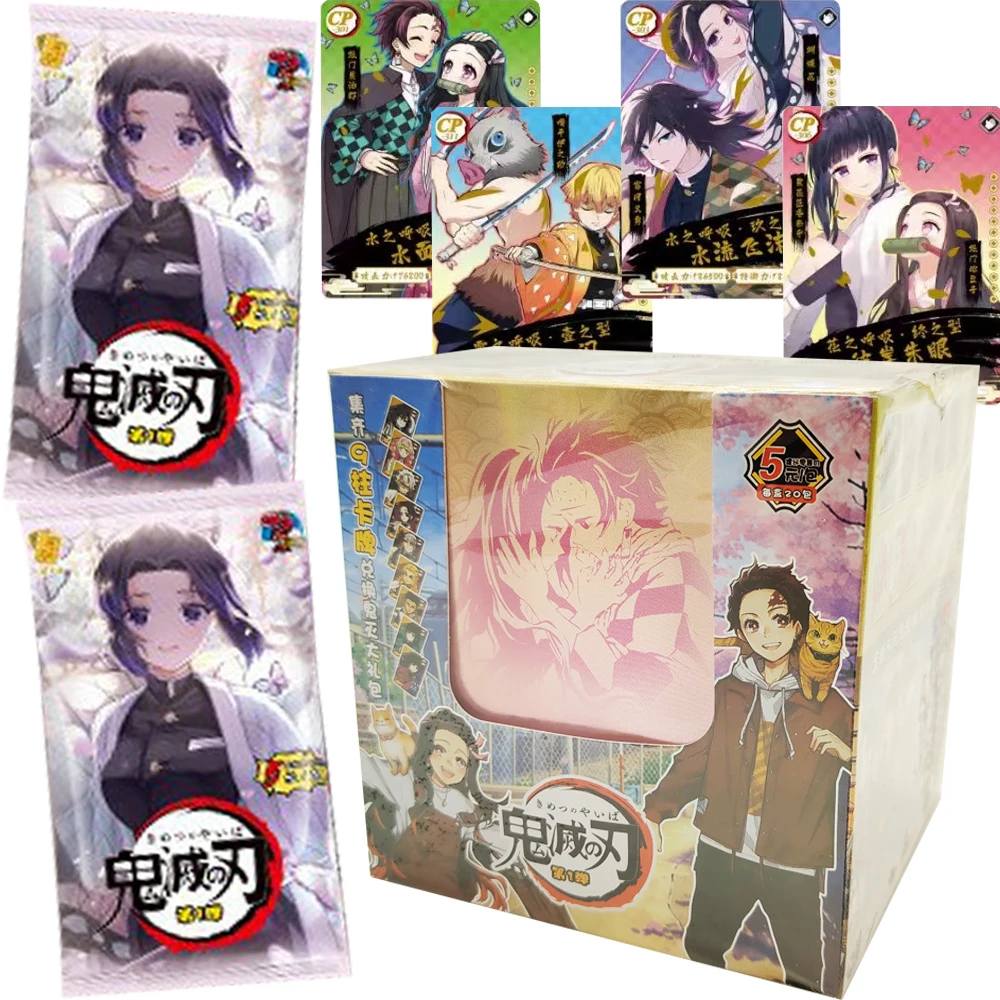 

Demon Slayer Collection Cards Highly Beloved Anime Character Tomioka Giyuu Kamado Tanjirou Limited Game Battle Cards Toys Gifts