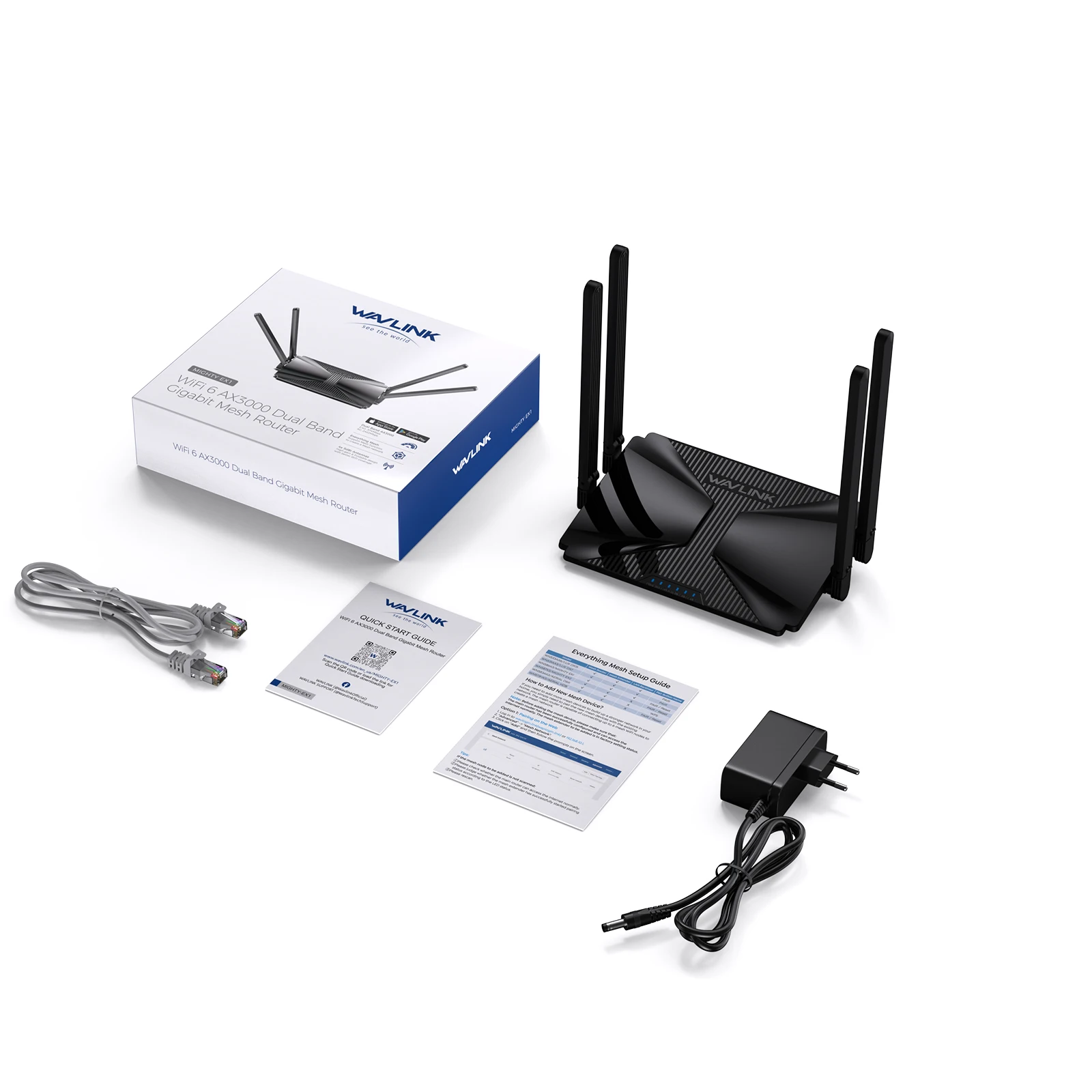 【新品】WAVLINK AX3000 WiFi6 屋外ルーター Wavlink-高出力リピーターax1800/ax3000、wifi 6、屋外、屋内
