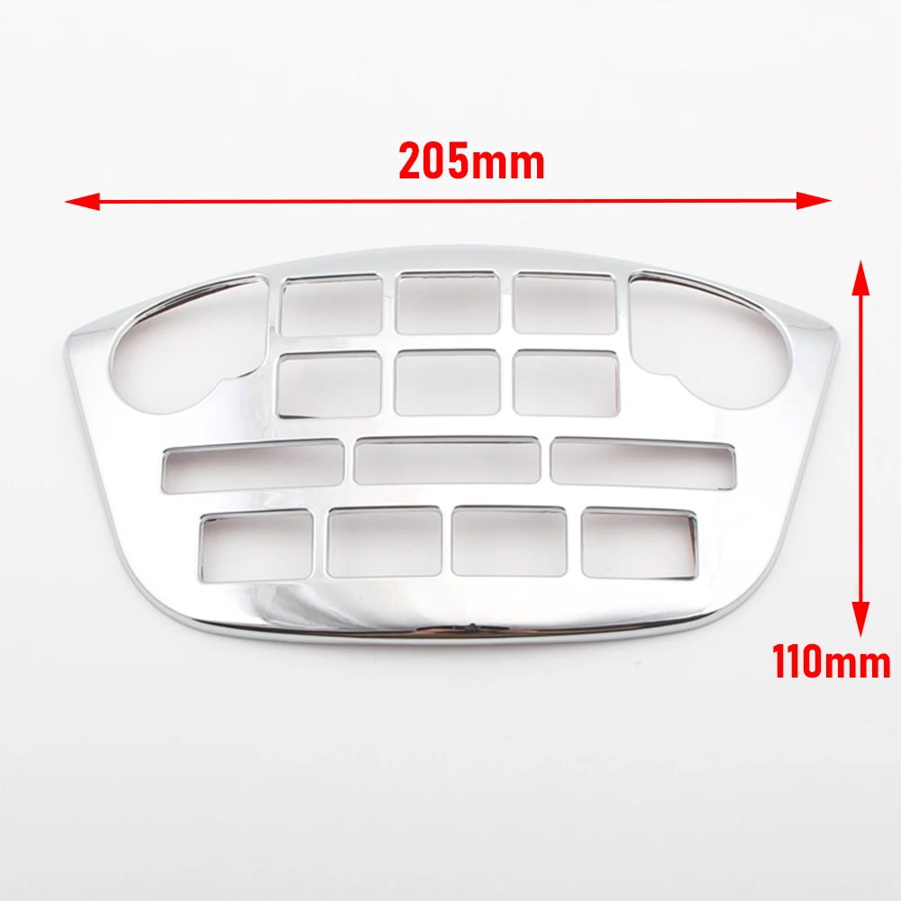 Goldwing GL1800 Chrome Motorcycle Radio Accent Panel Trim Cover For Honda Gold Wing GL 1800 2001-2008 2009 2010 2011 Accessories