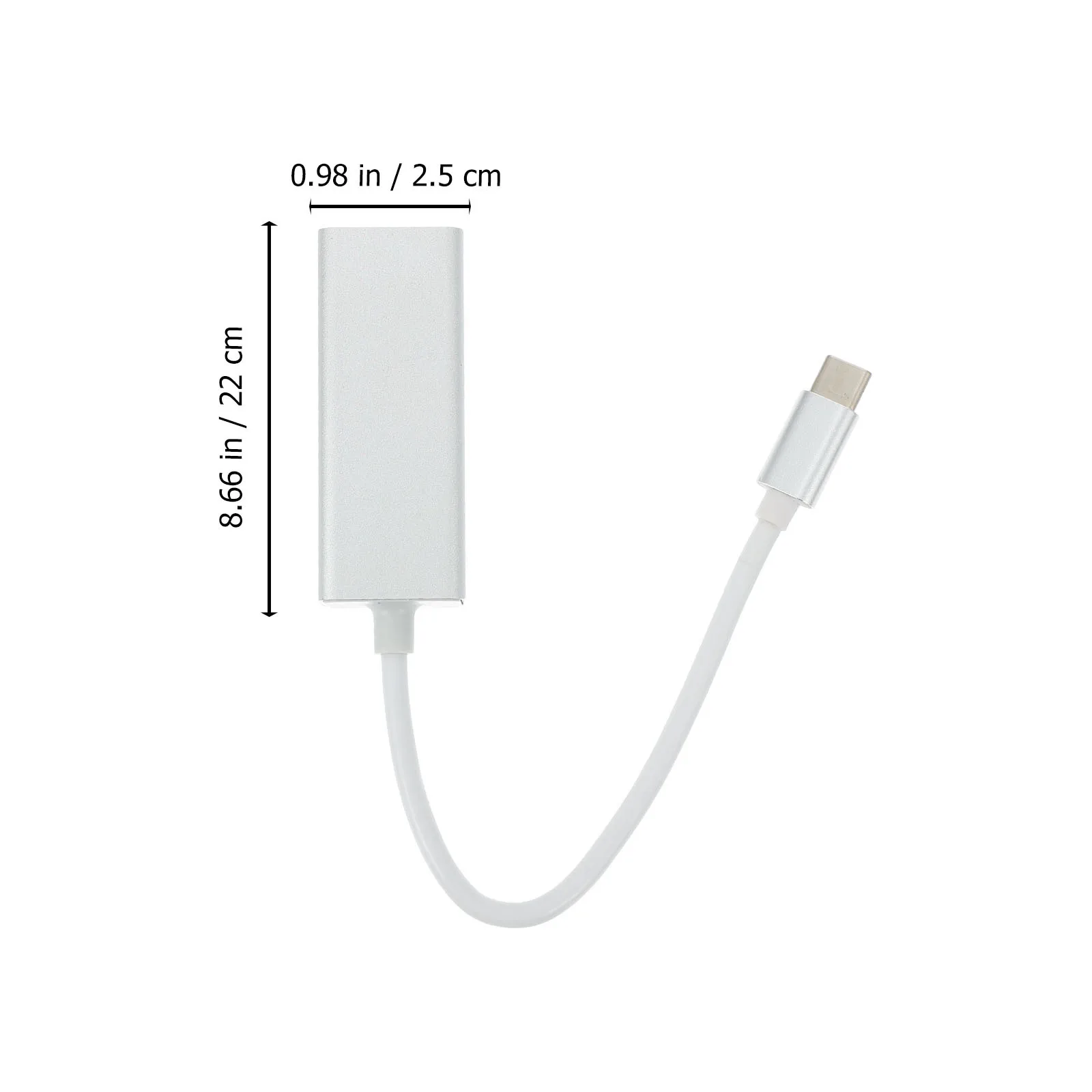 

USB Type-C Lan Network Adapter 100mbps Wired Ethernet Converter Compact Portable USB-C to Ethernet Adapter